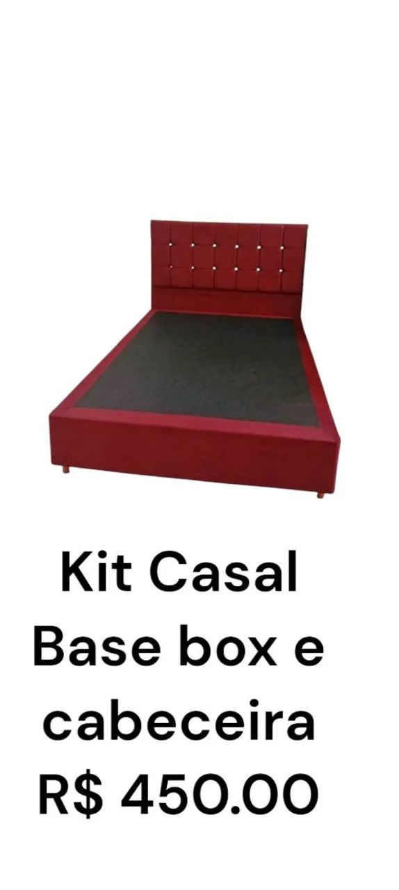 Kit Base box casal + cabeceira varias cores  - Foto 4