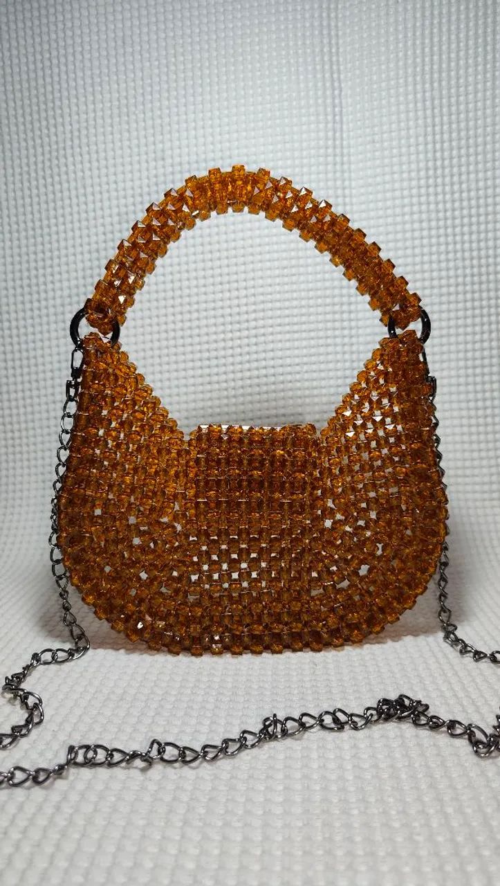 Bolsa de Miçangas - Cristal Âmbar 