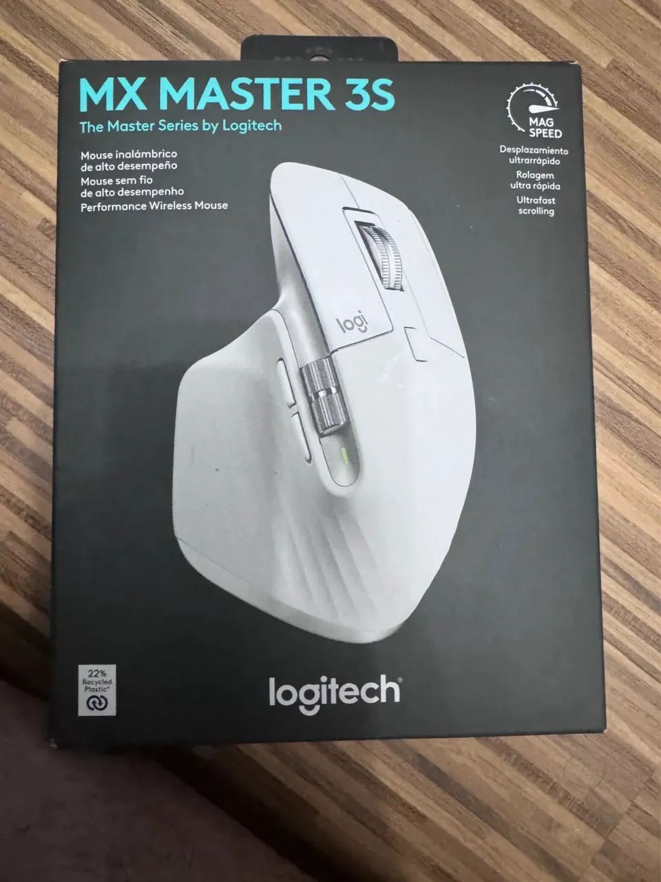 Mouse Sem Fio Ergonômico Logitech MX Master 3S Branco - Caixa Original! - Foto 3