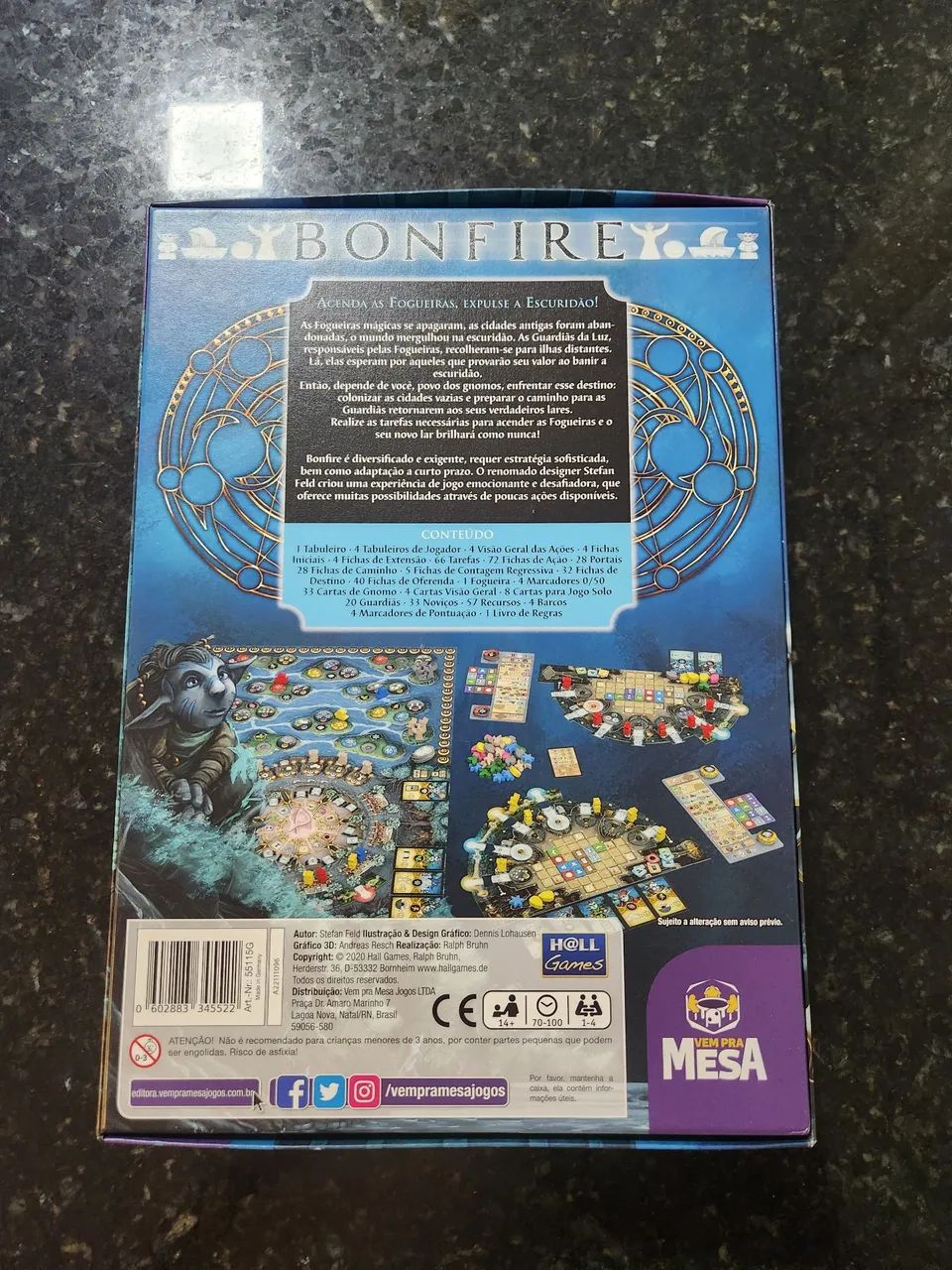 Bonfire board game em PT, com sleeves e caixa organizadora  - Foto 2