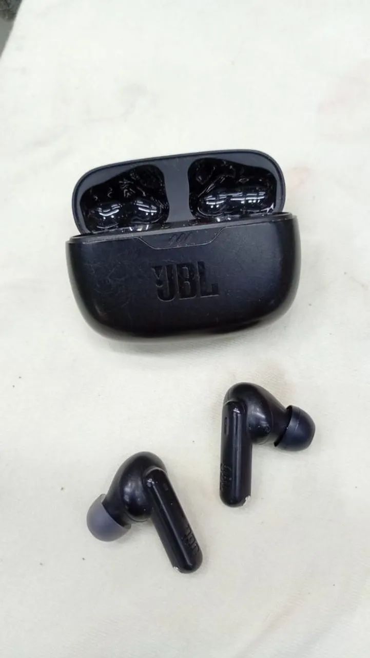 Fone Bluetooth JBL wave Bea 2 Preto - Foto 2