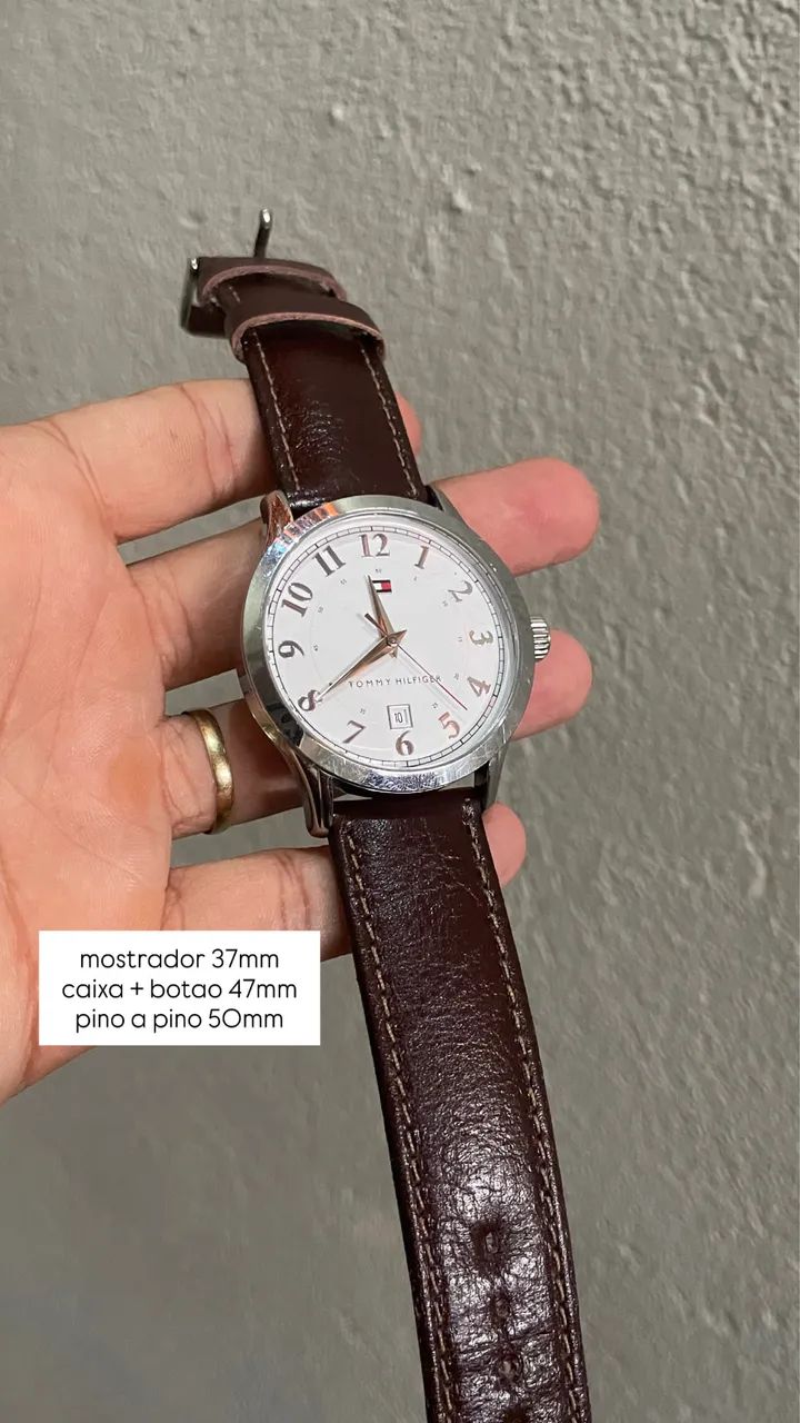 relógio Hilfiger cromado - Foto 2