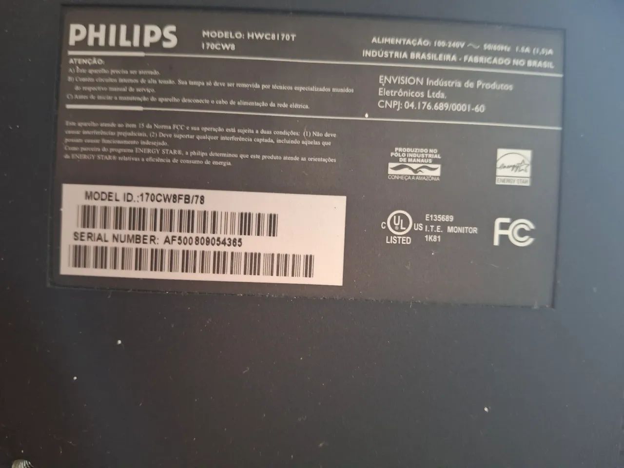 Monitor Philips quebrado  - Foto 3