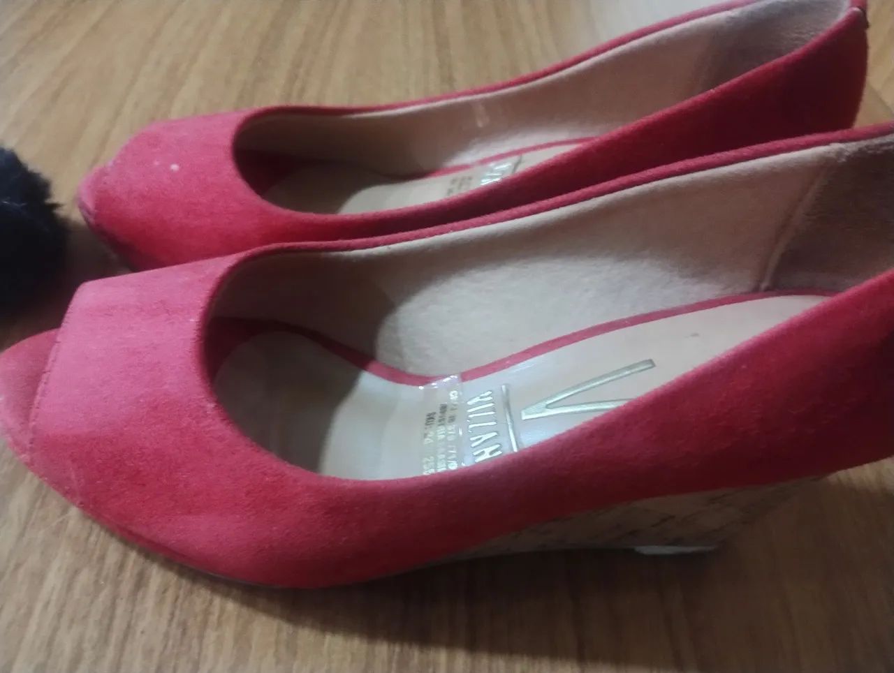 Scarpin vermelho lindo - Foto 4