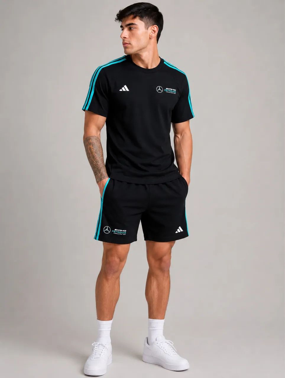 Conjunto Masculino Adidas Mercedes  - Foto 5