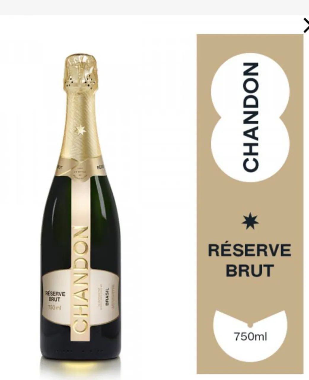 Chandon Réserve Brut 750 ml, - Foto 2
