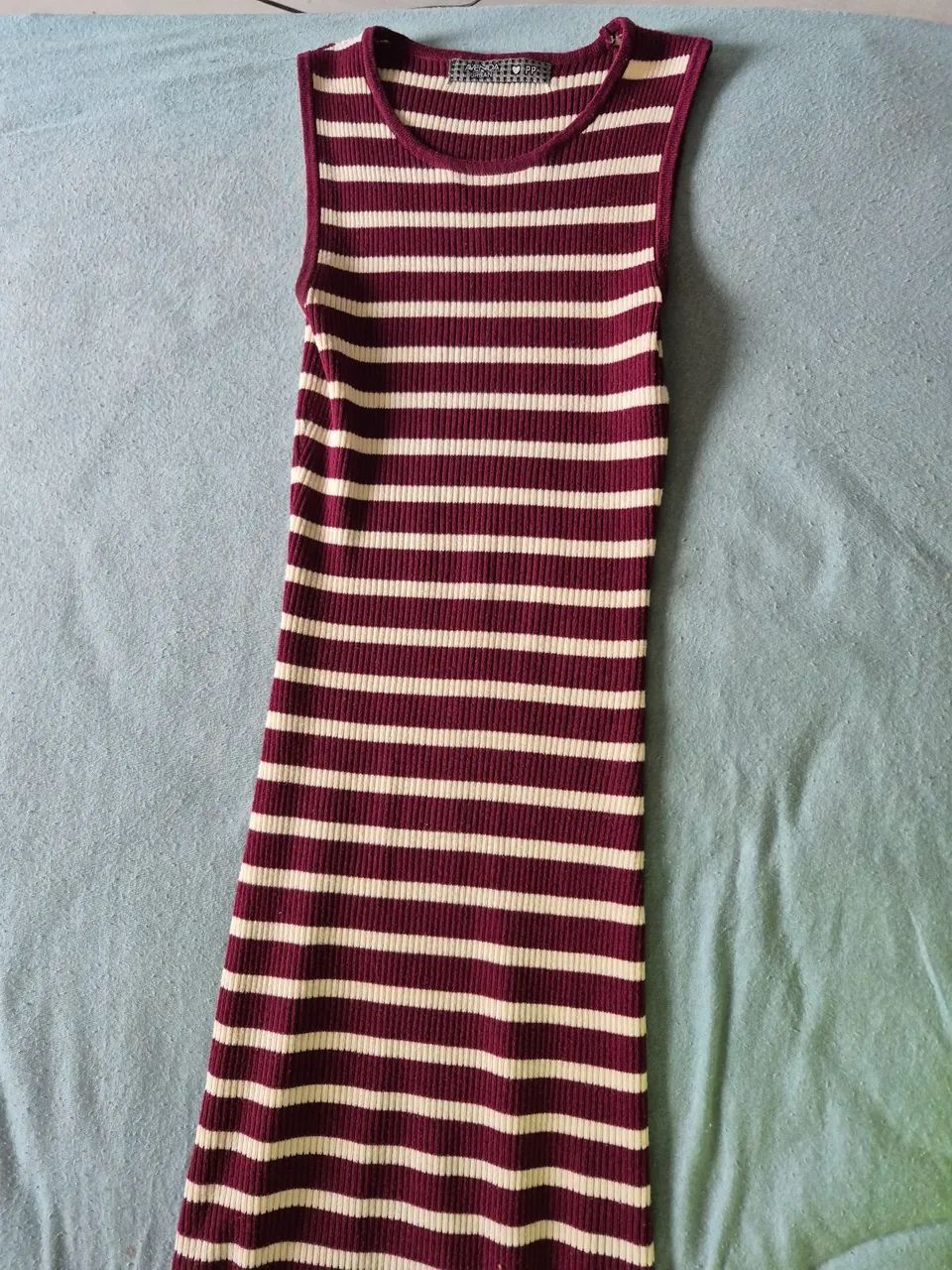 Vestido canelado tricot - Foto 5