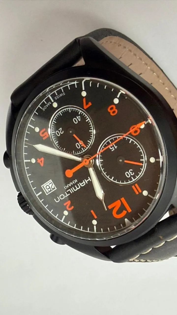 Hamilton Khaki Aviation Pilot Pioneer Chrono Quartz - Ref. H * - Foto 3