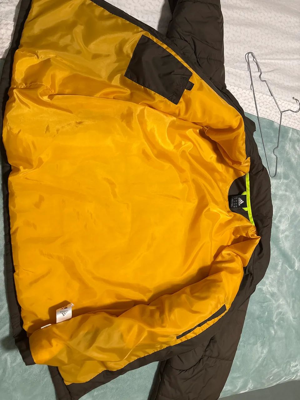 Casaco adidas verde frio e chuva - Foto 4