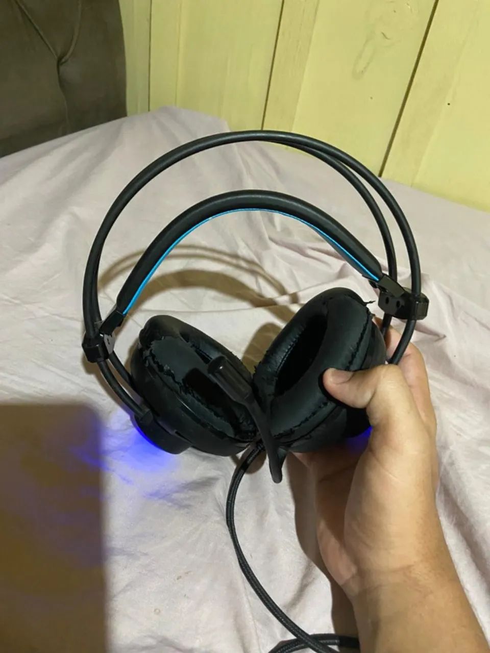 Headset Gamer Fortrek PRO H2 com LED Azul, P2, Preto - H2 - Foto 3