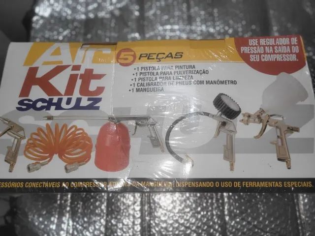 Kit Acessórios Compressor Schulz Air Kit 5 Peças - Pintura - Foto 2