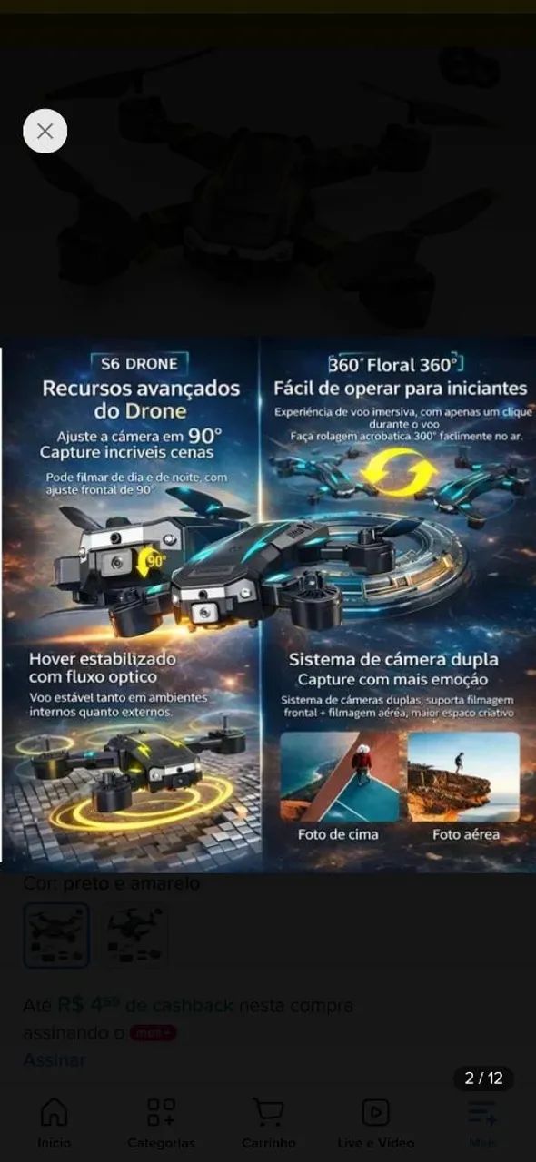 Mini drone promoção dia das crianças - Foto 2