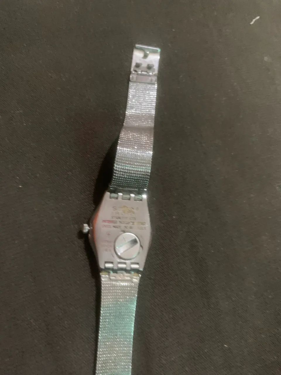 Relógio swatch feminino antigo aço / parado - Foto 4