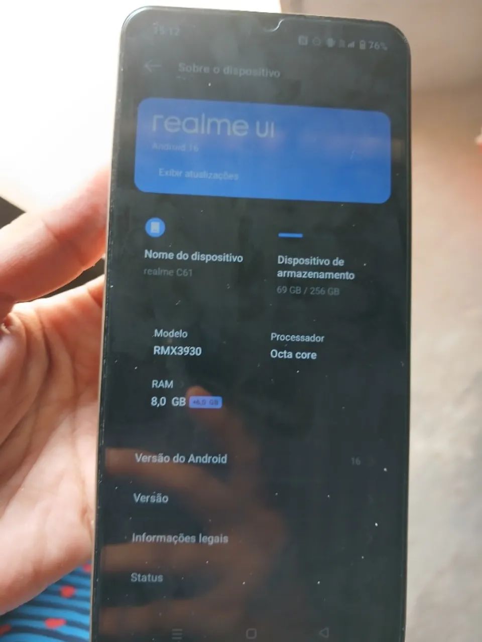 Celular realme c61 - Foto 2