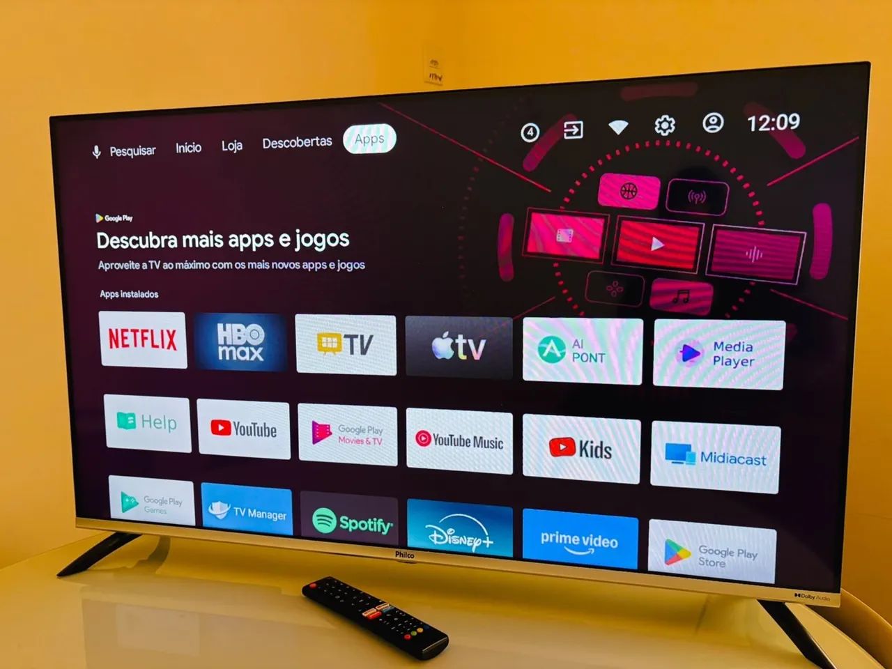 Smart tv Philco 43 polegadas impecável 