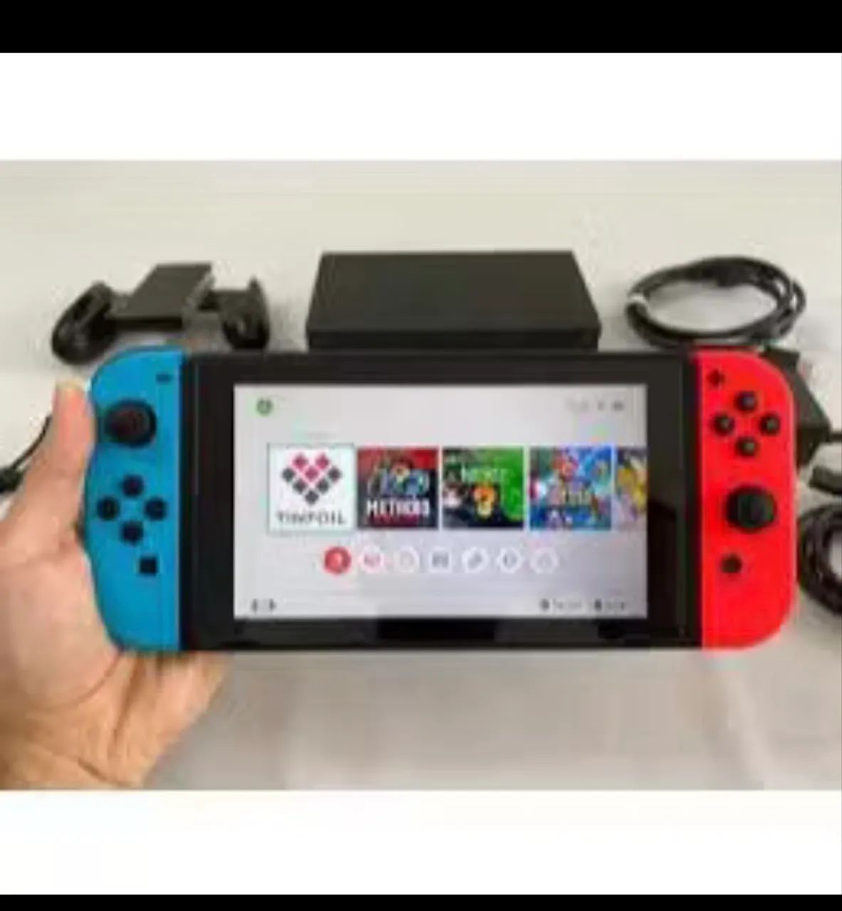 Nintendo Switch V1 Completo + Case - Muito Conservado! - Foto 3