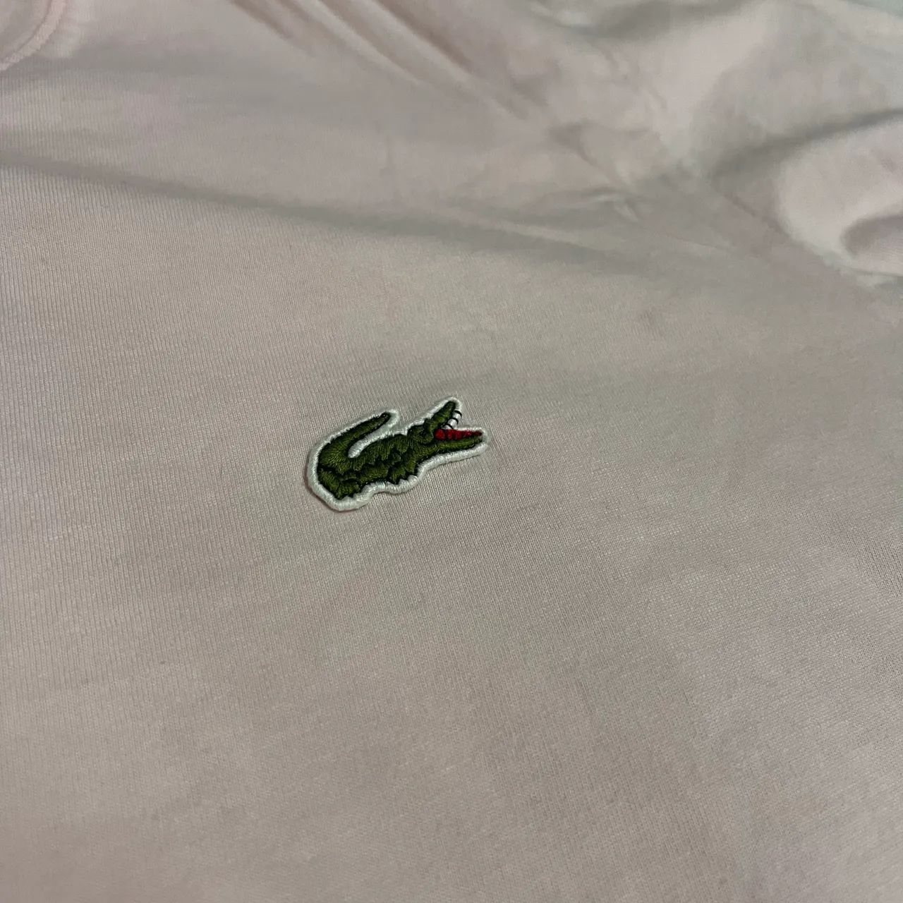 camiseta lacoste rosa, tamanho M