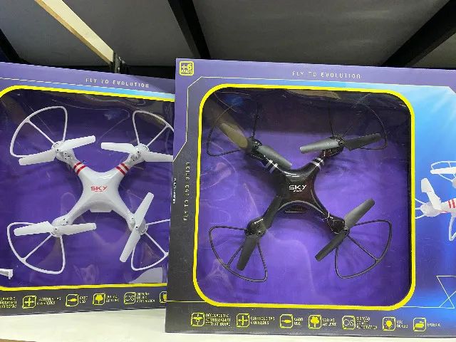 Drone Quadricóptero Altitude Fly To Evolution Com Controle Remoto LED Recarregável - Foto 3