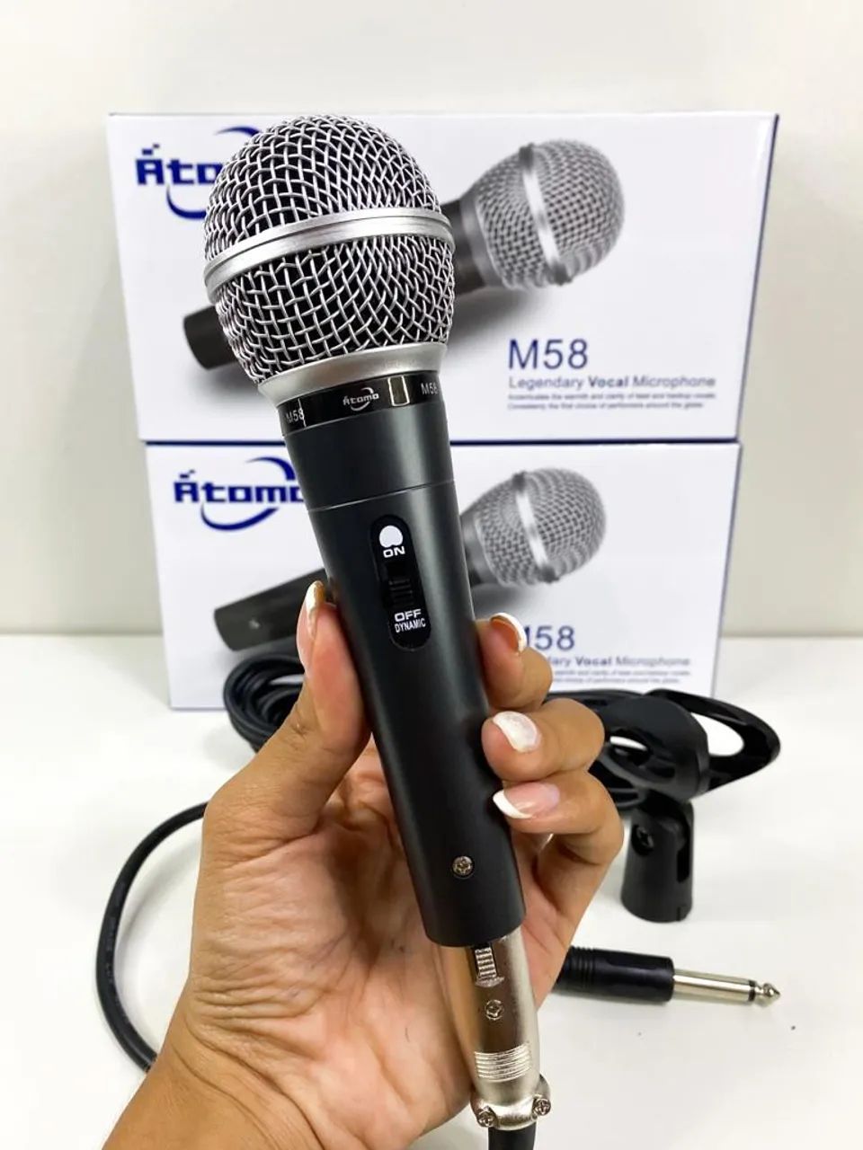 Microfone Com Fio M-58 Profissional - Foto 2