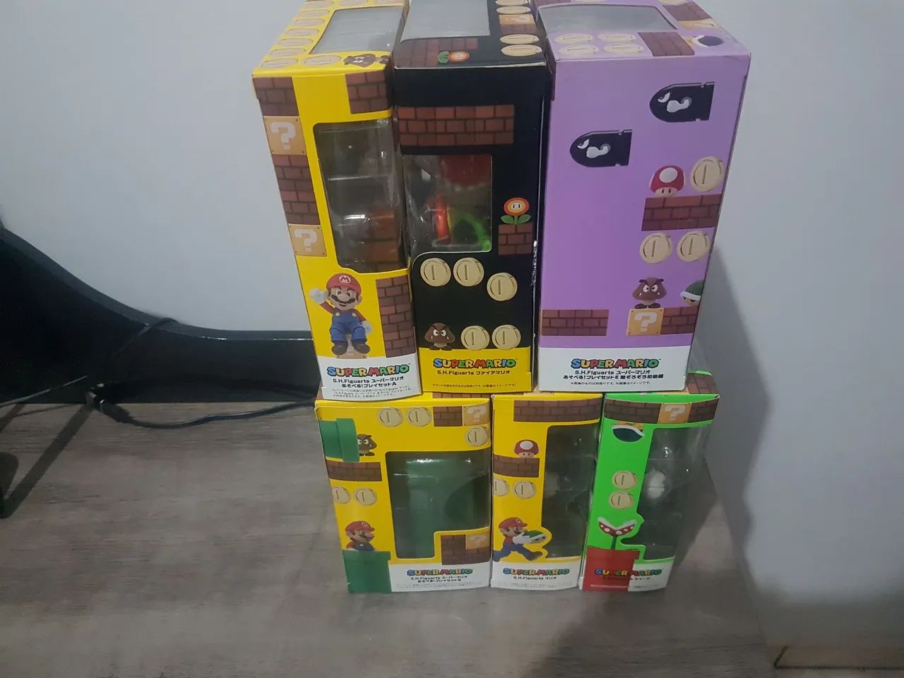 Mario set s h figuarts bandai