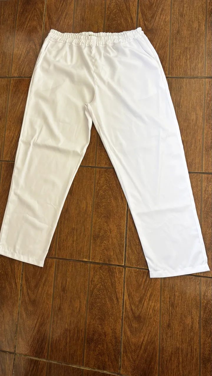 Conjunto Pijama Hospitalar Branco  - Foto 2
