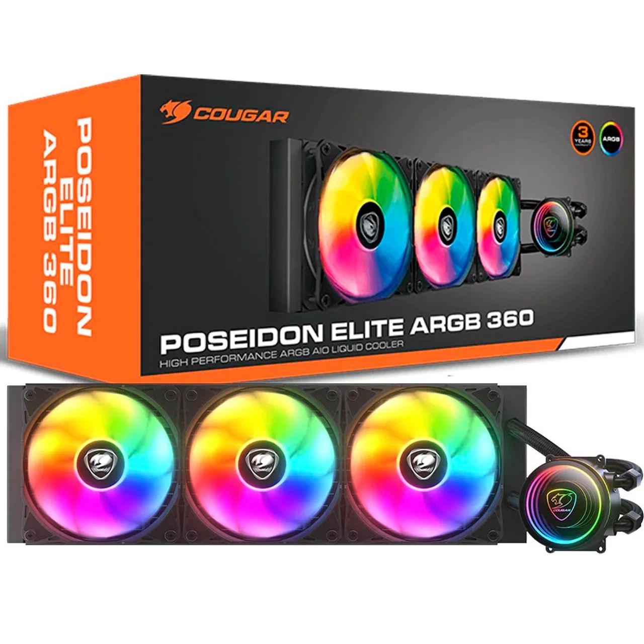 Water cooler cougar elite Poseidon 360mm