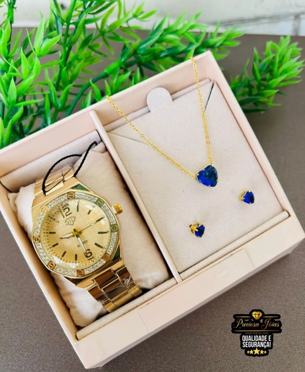 Kit feminino dia das mães relógio resistente a água  - Foto 4