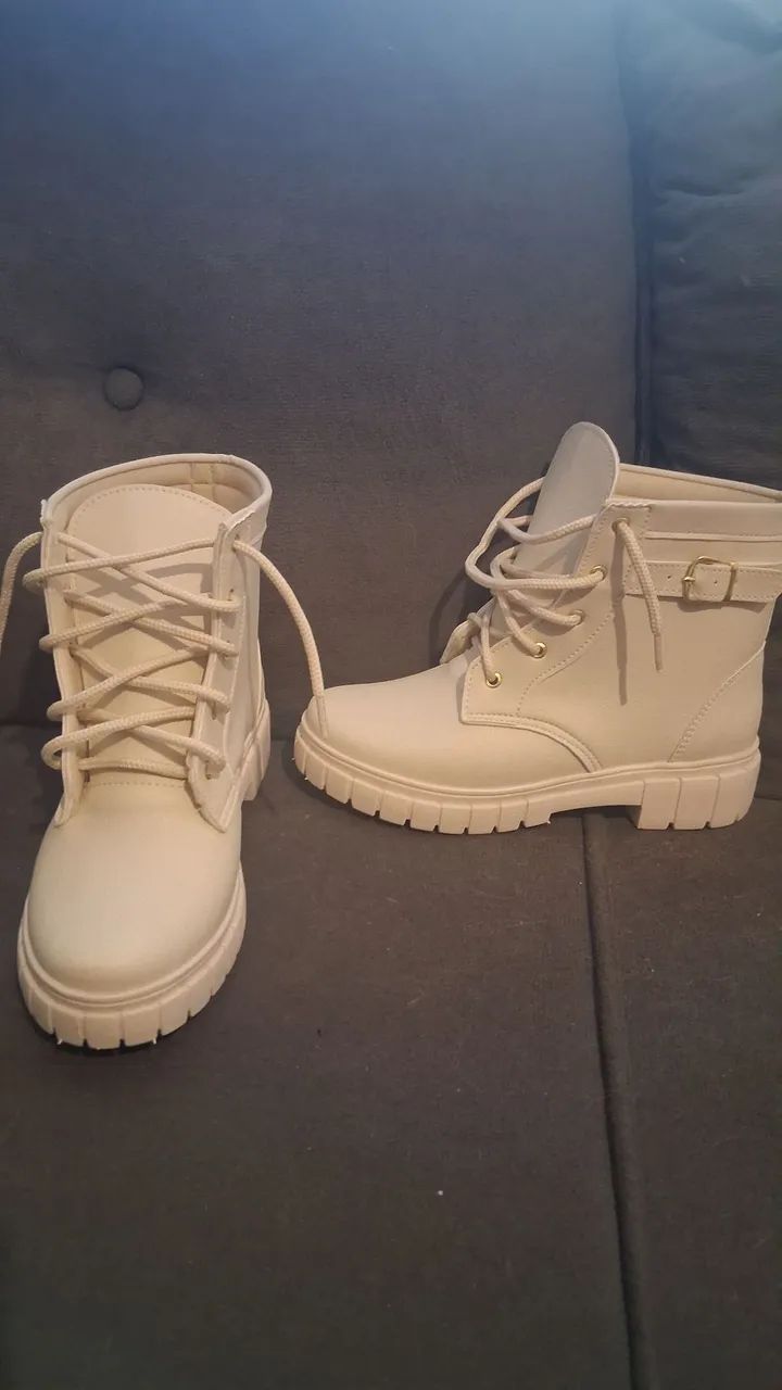 Bota infantil off-white - Foto 2