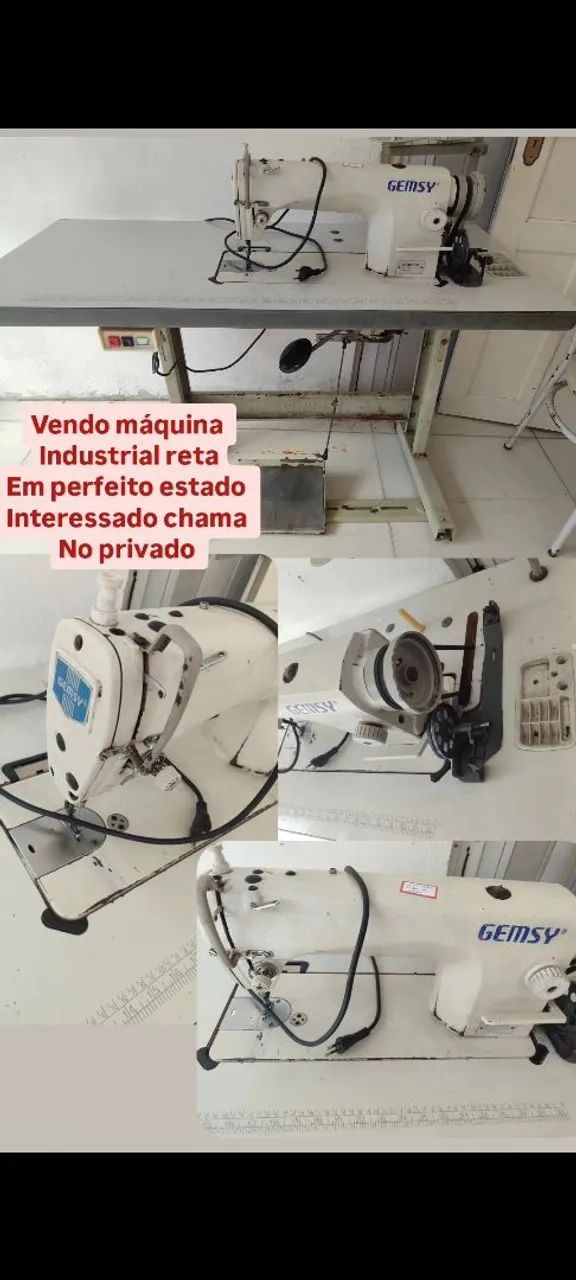 Máquina de costura industrial 