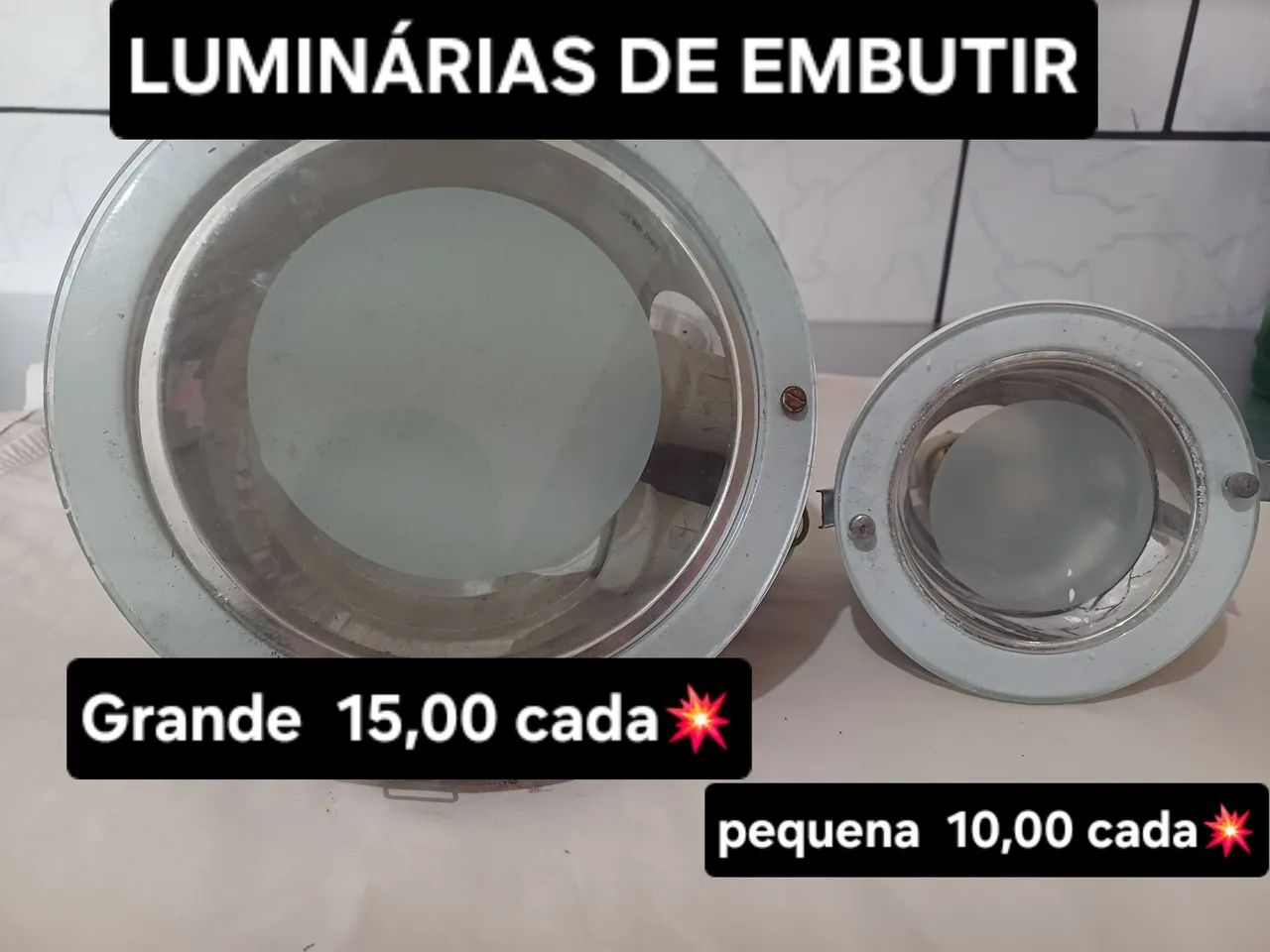 LUMINÁRIAS DE EMBUTIR