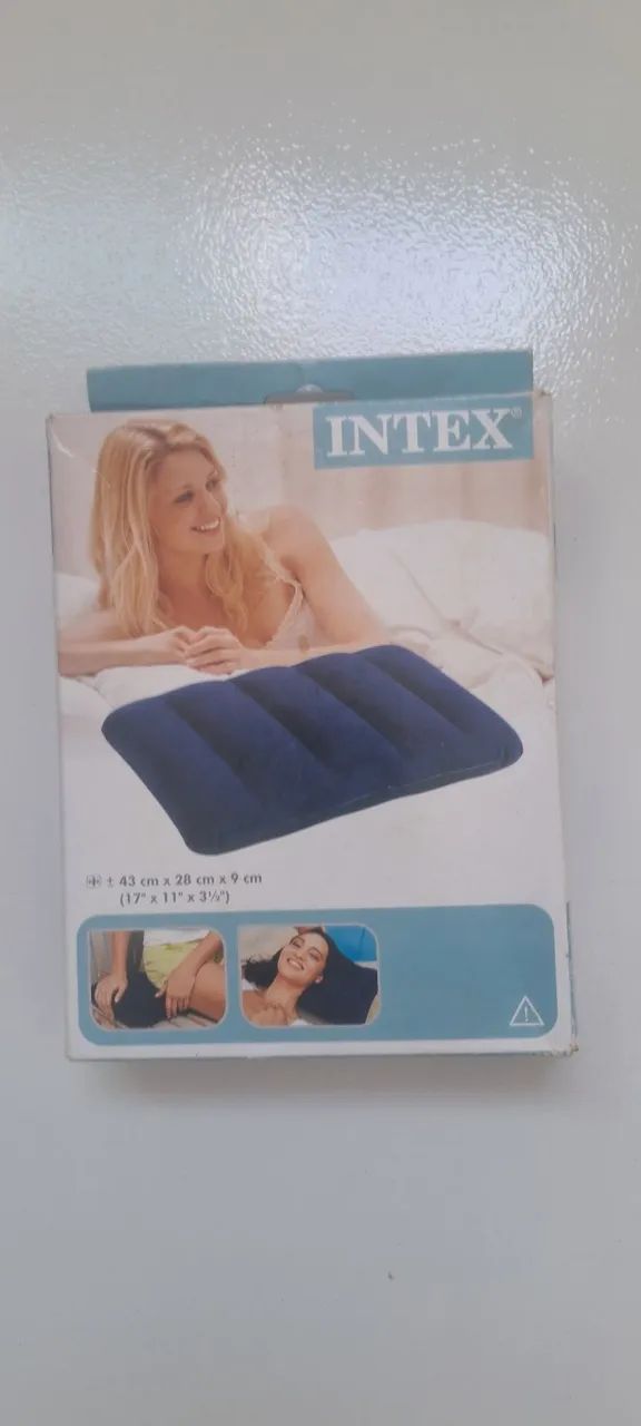 Travesseiro Inflável Intex - Foto 2