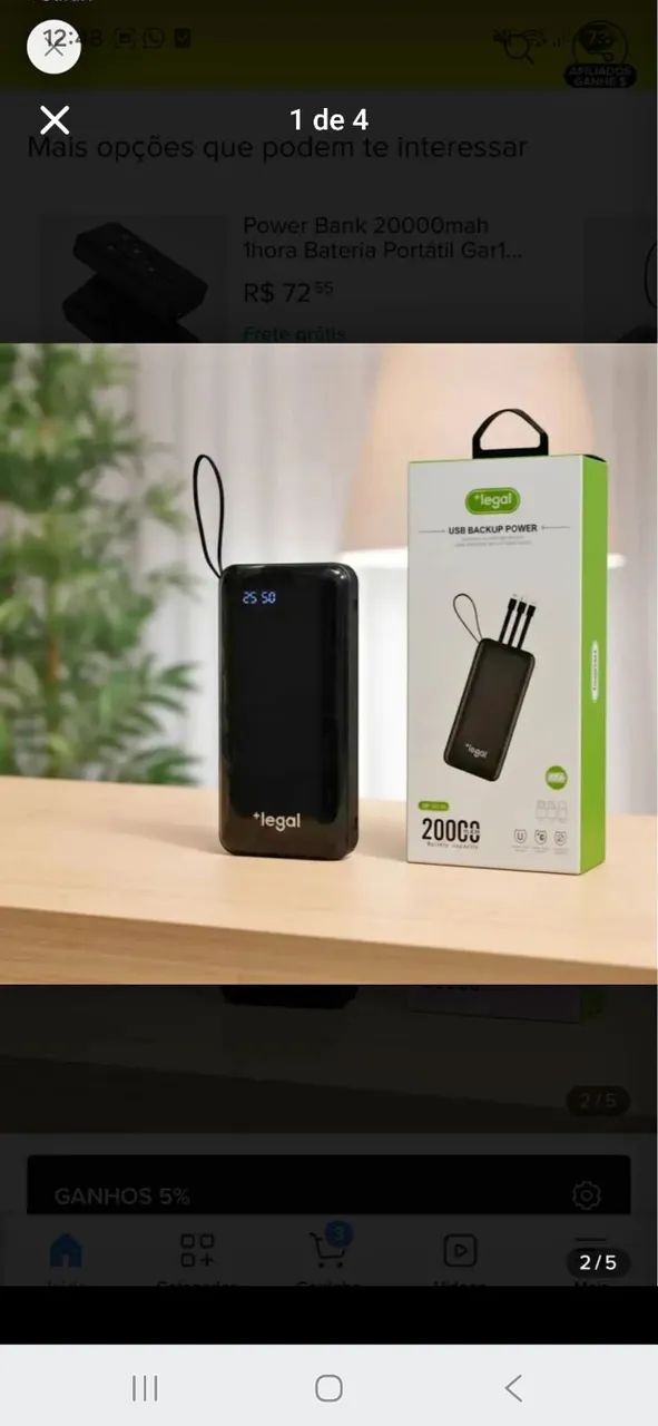 Power Bank 20.000Ah  - Foto 2