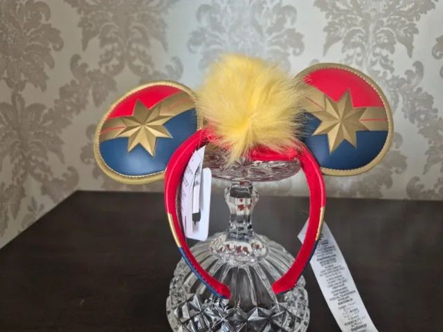 Headband / Tiara Orelhas Mickey. Disney Parks. Capitã Marvel
