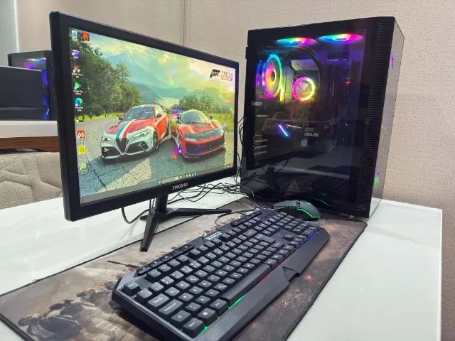 Troco vendo pc Gamer Intel Core i7 =16g =ssd512 =RX5500xt Toppp - Foto 3