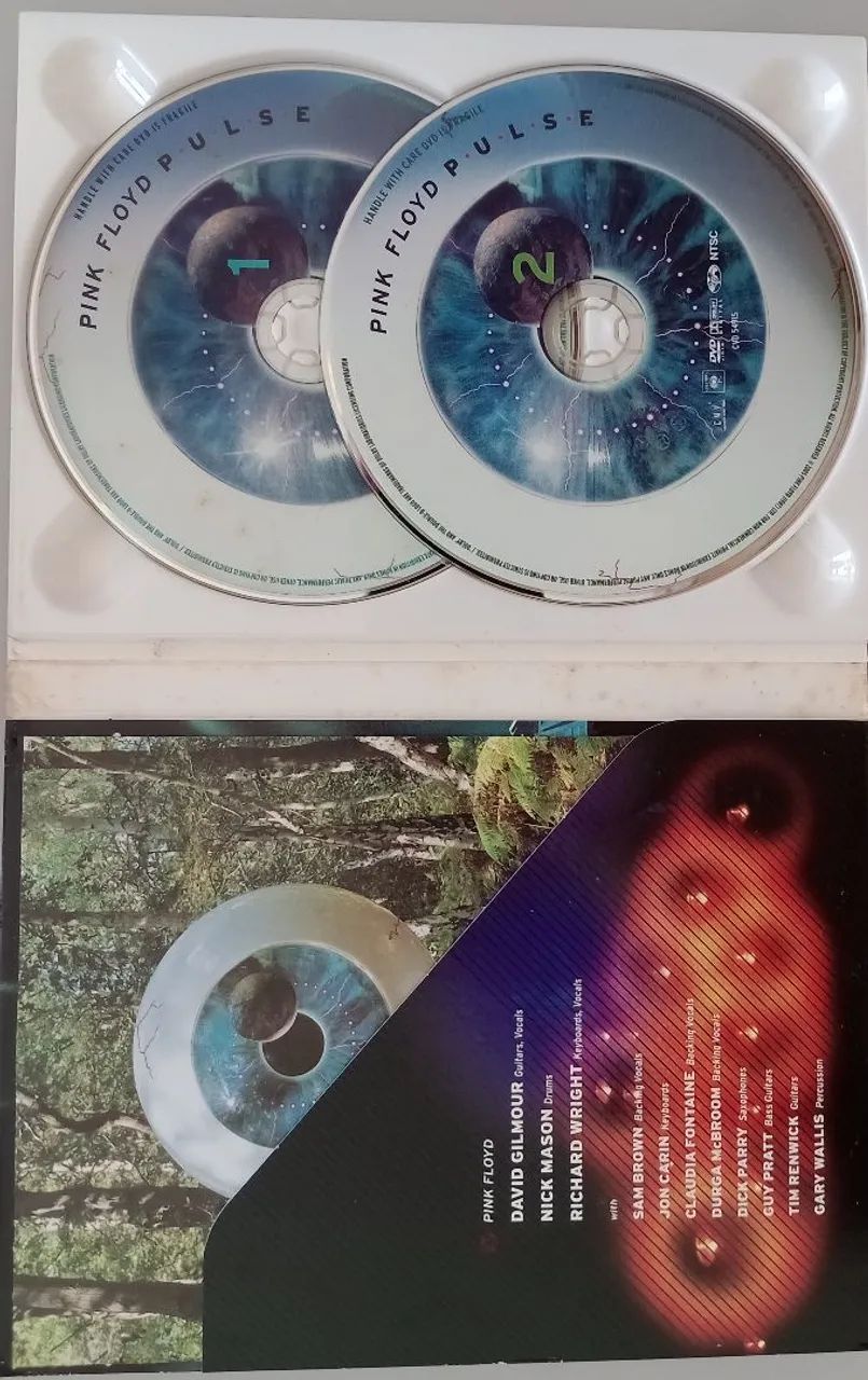 DVDs - PINK FLOYD - THE WALL(FILME E SHOWS)+PULSE(SHOW DUPLO
