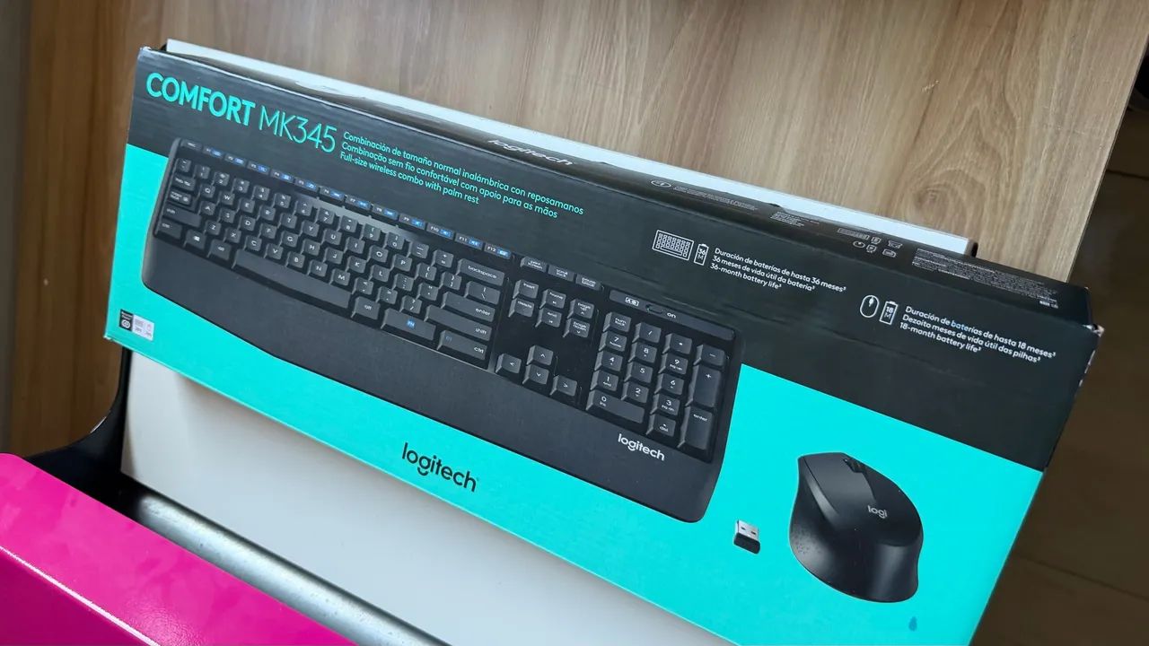Conjunto Teclado e Mouse Logitech ML345 - Foto 2