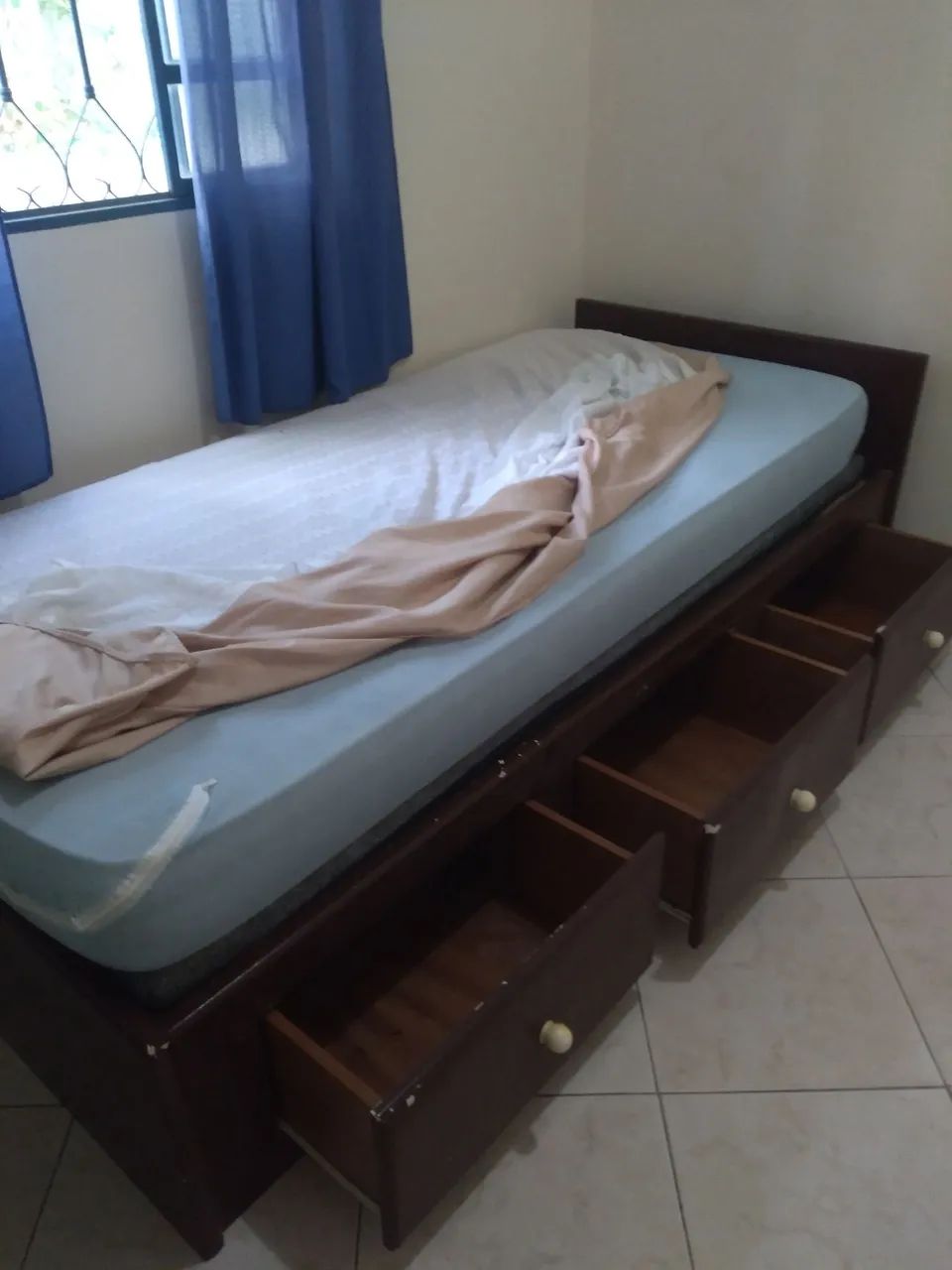 Cama de madeira maci ça  - Foto 2