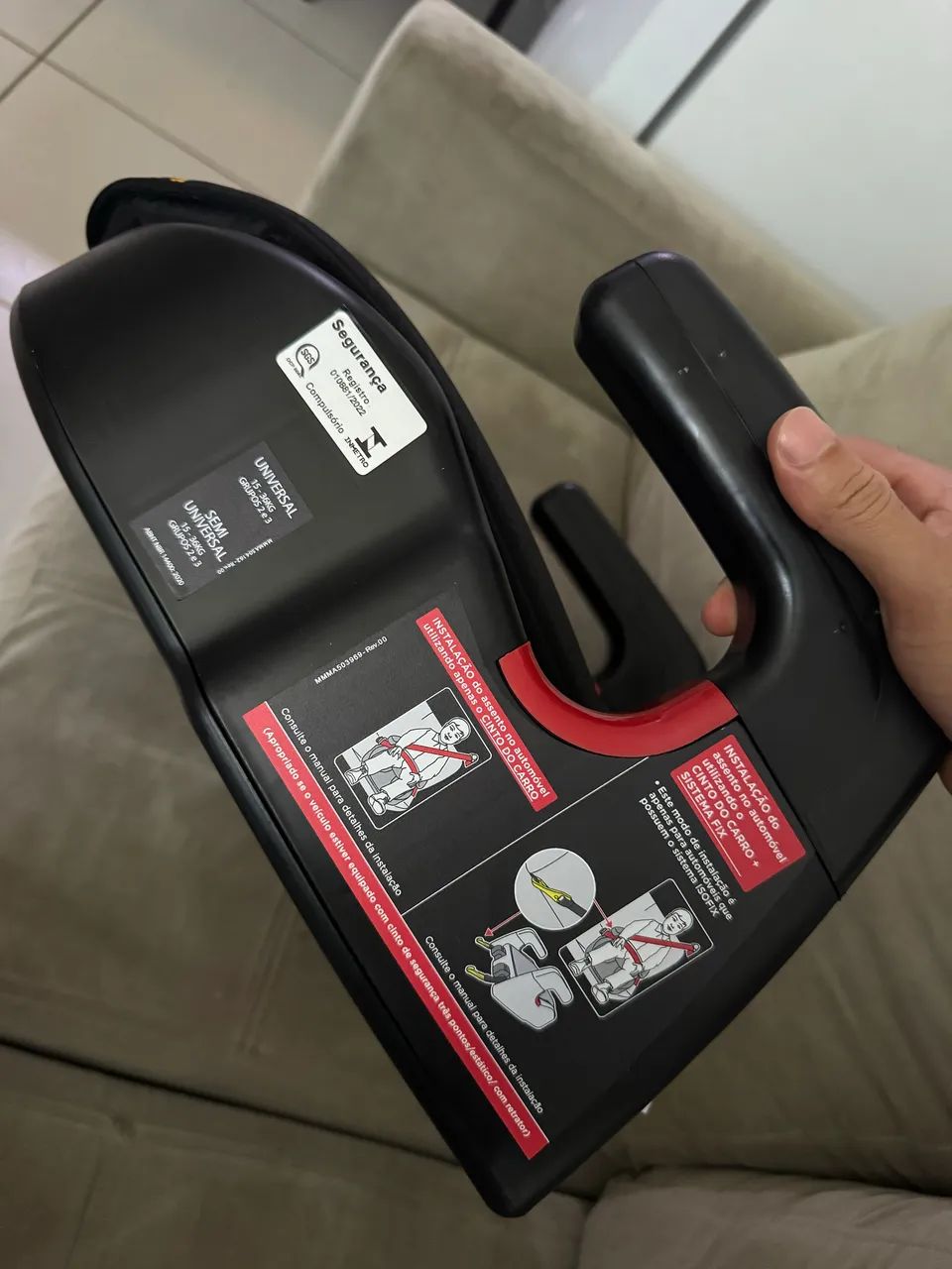 Assento para criança carro com gancho  - Foto 3
