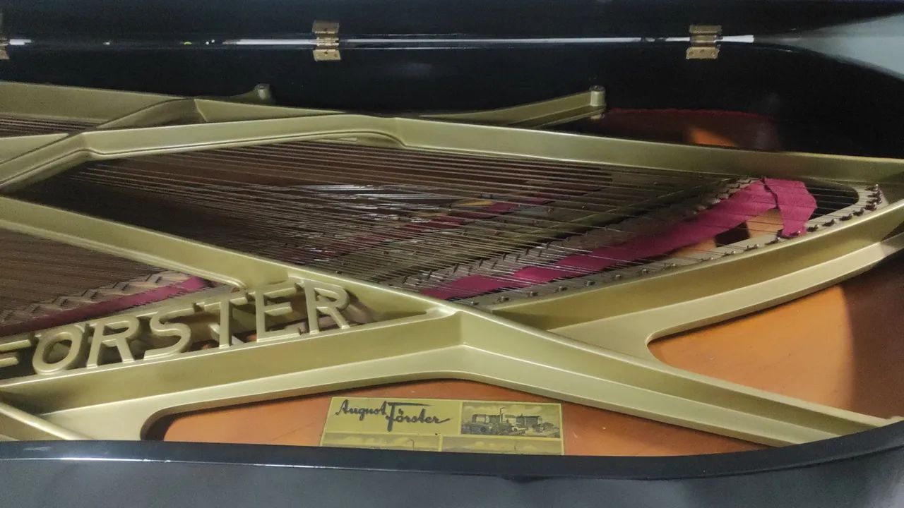Gran Piano August Forster cauda inteira Mod Orquestral  - Foto 2