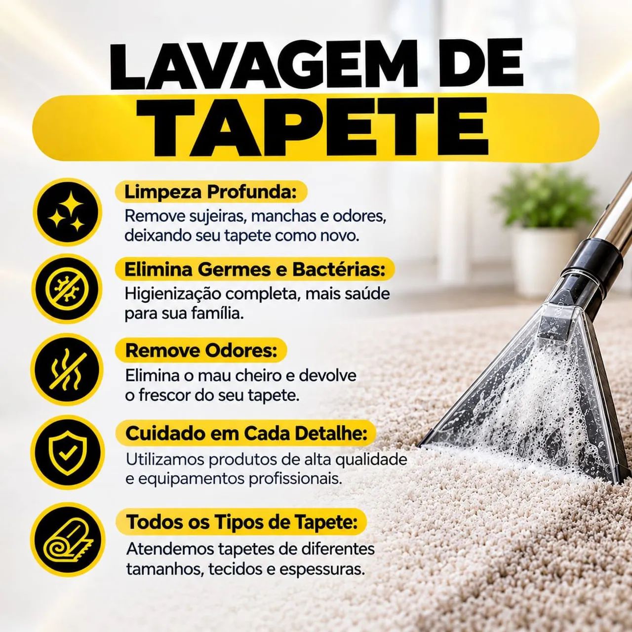 Lavagem de tapetes  - Foto 2
