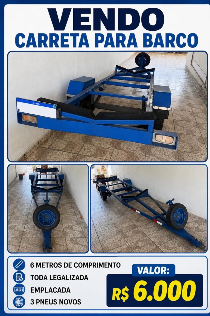 Carreta para barco