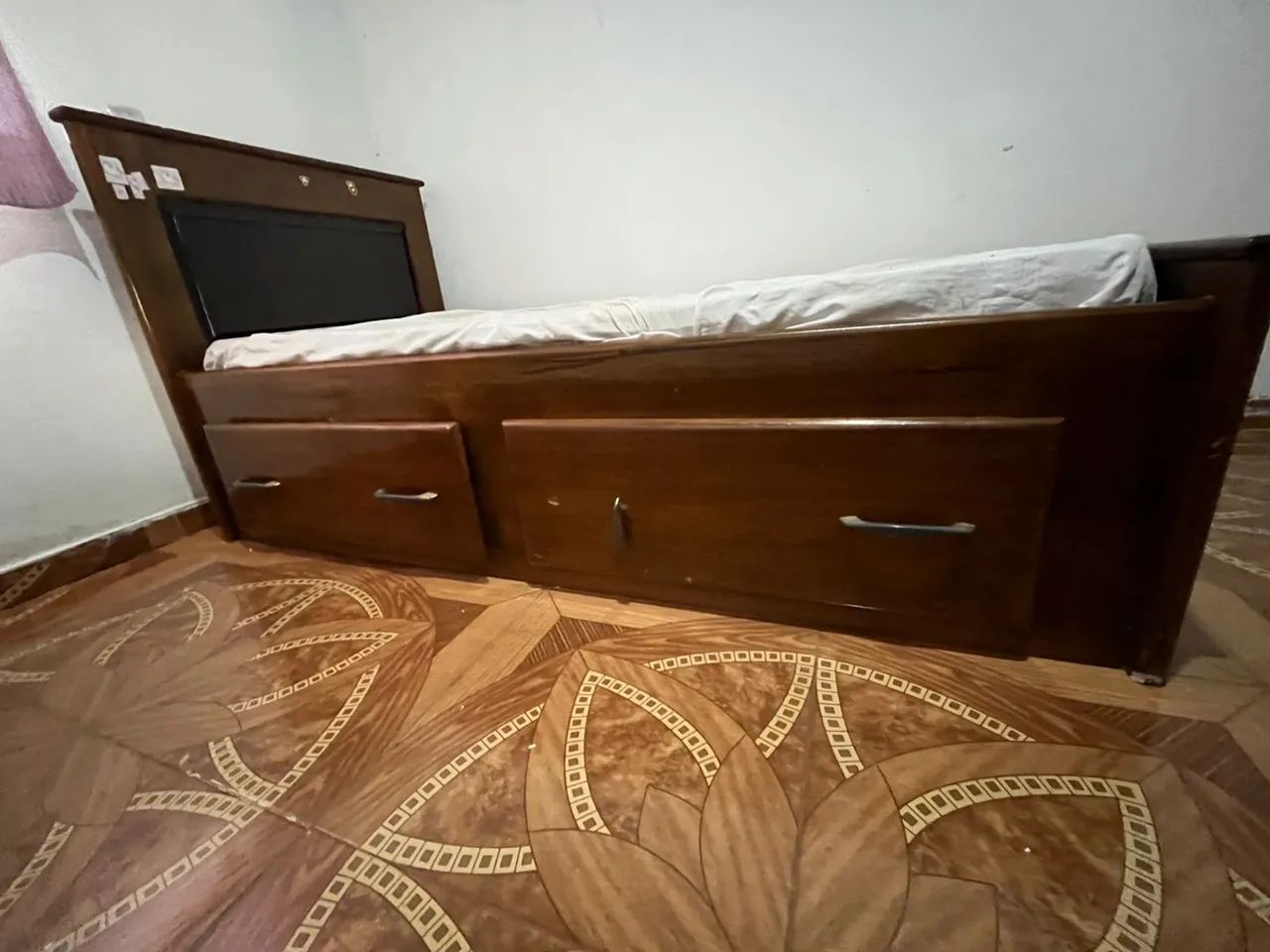 Cama de madeira maciça solteiro  - Foto 4