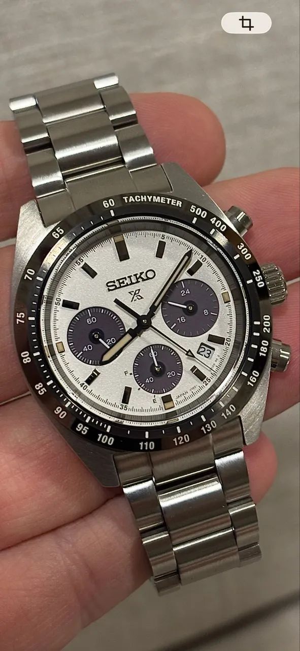 Seiko Speedtimer Crono Solar Panda SSC961