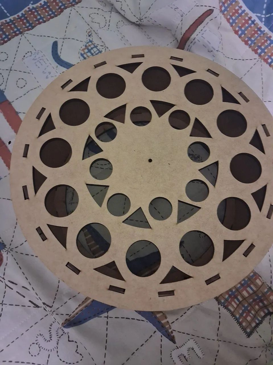 Carretilha Madeira 30cm  - Foto 2