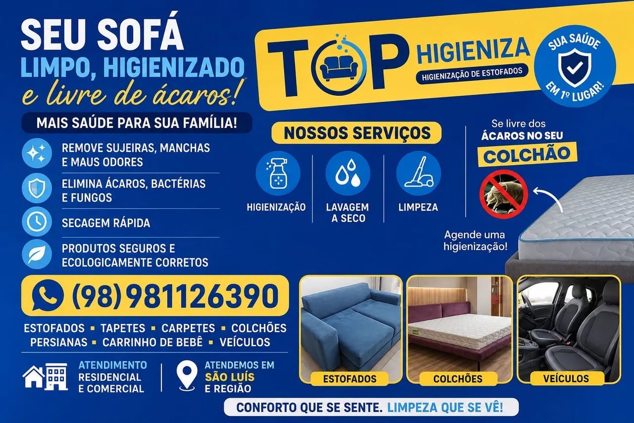 Higienização de sofá e cama  - Foto 2