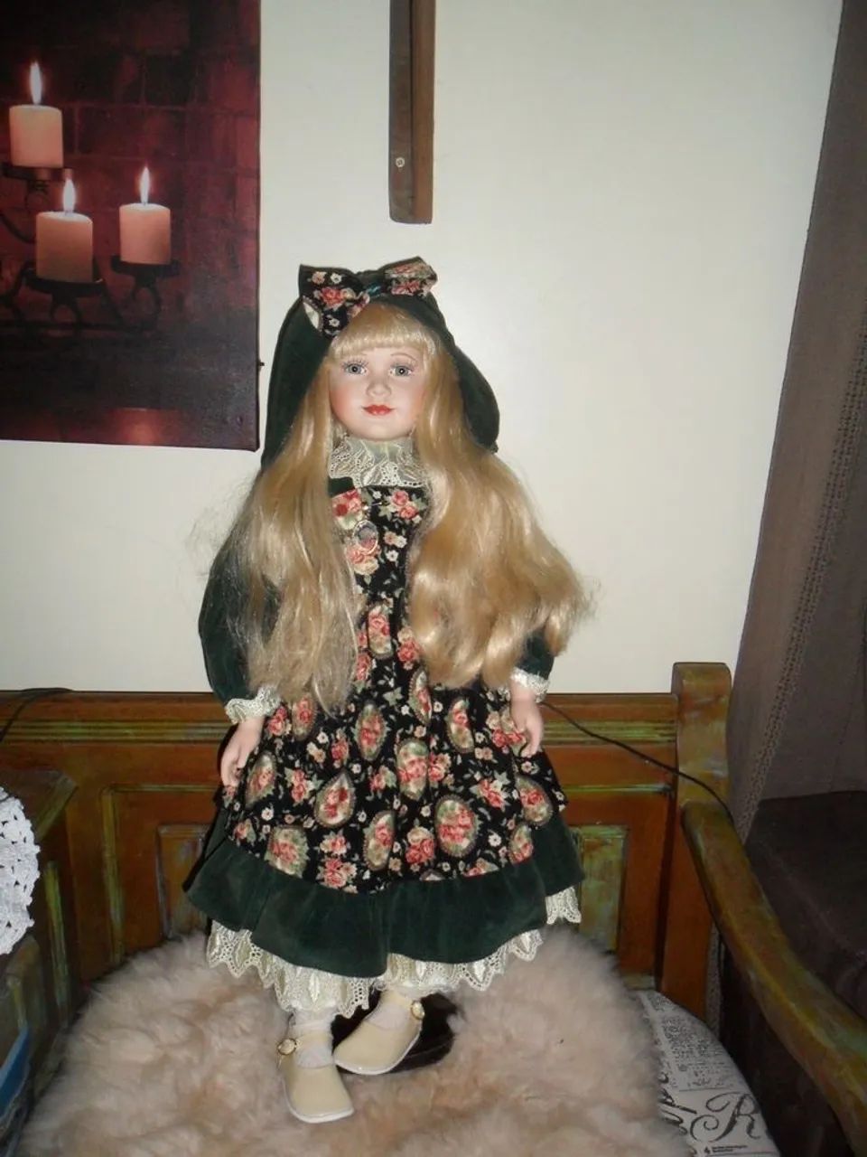 Boneca porcelana rara  - Foto 3