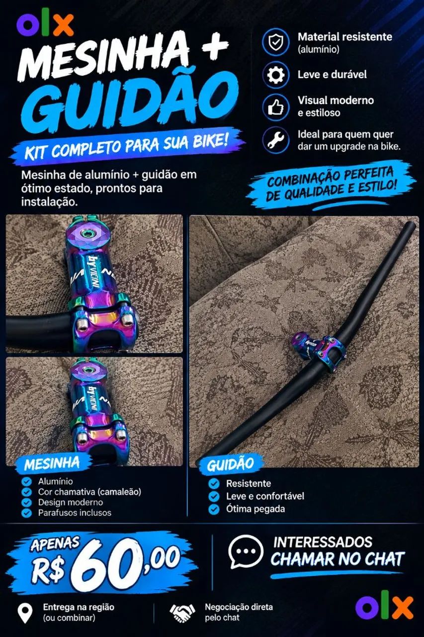 Mesinha com guidão 