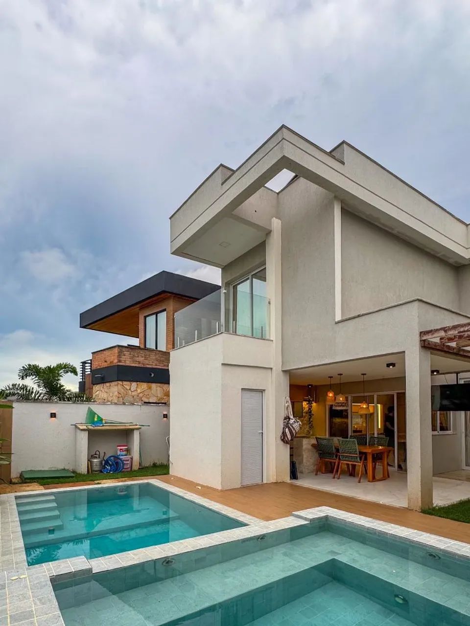 Casa cidade alpha Ceará em Eusébio, porteira fechada, projetada e mobiliada, duplex nova - Foto 4