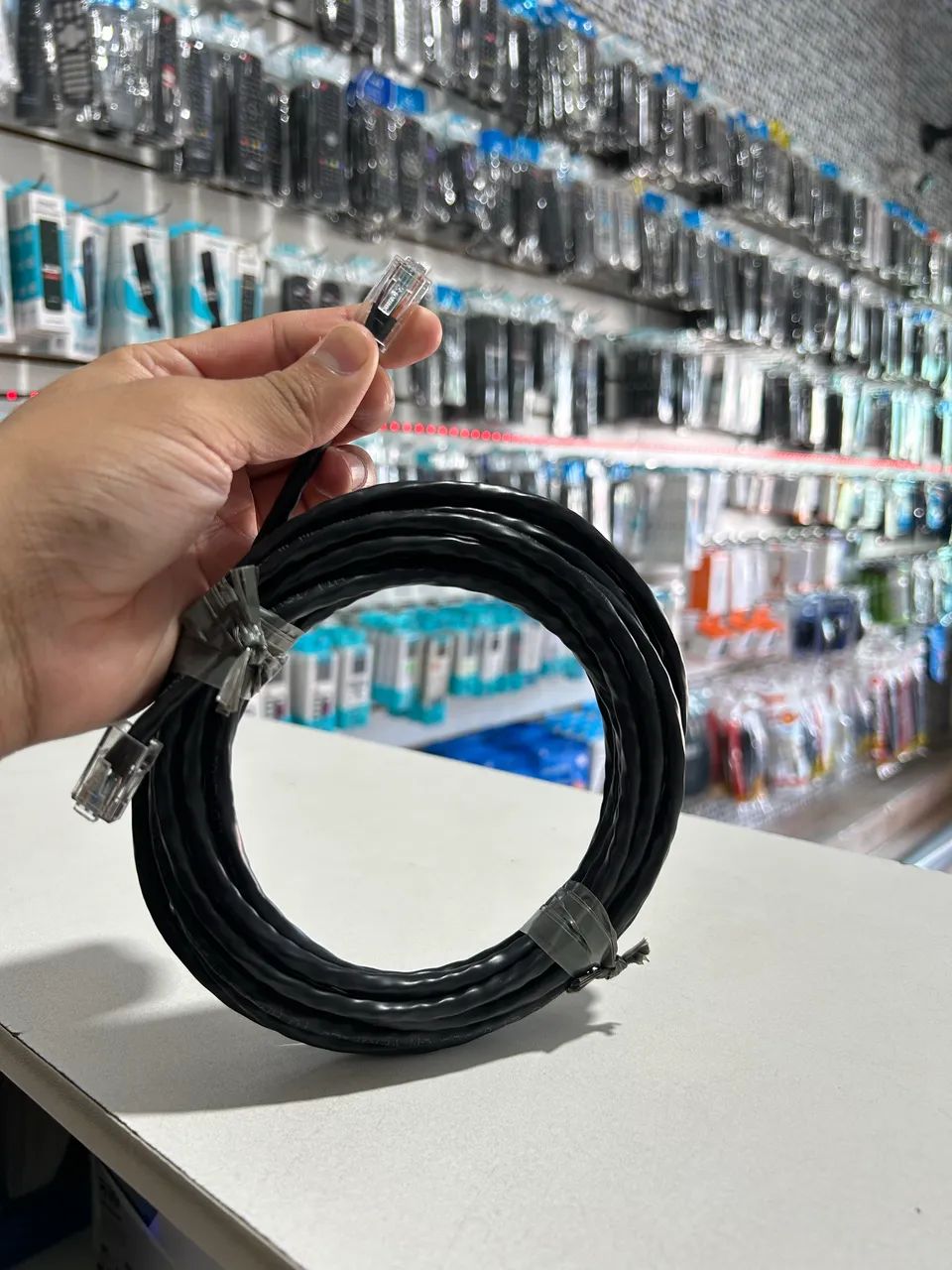 Cabo de Rede Internet 5 Metros CAT6 Original 