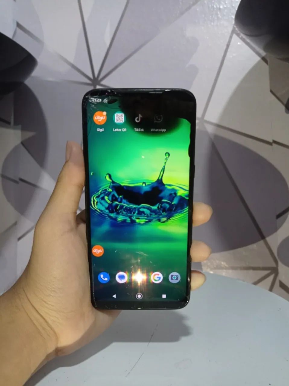 Motorola Moto One Action - (Tela Trincada) - Foto 2
